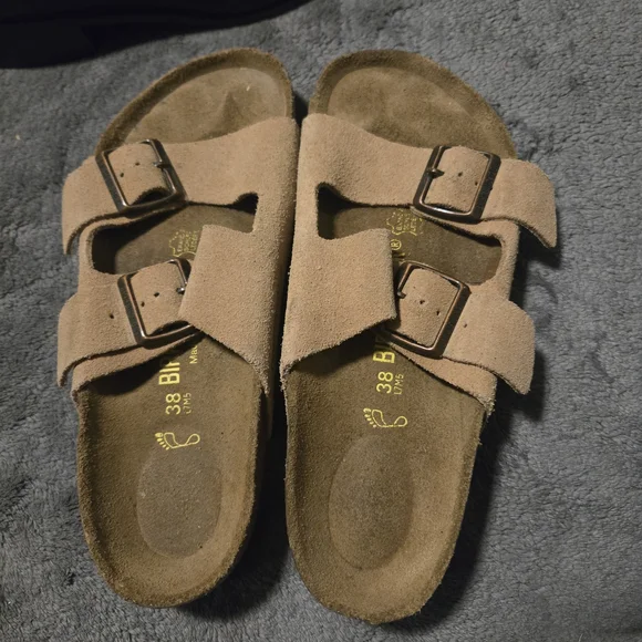 Birkenstock Kids Brown Suede Sandals - Picture 11 of 11
